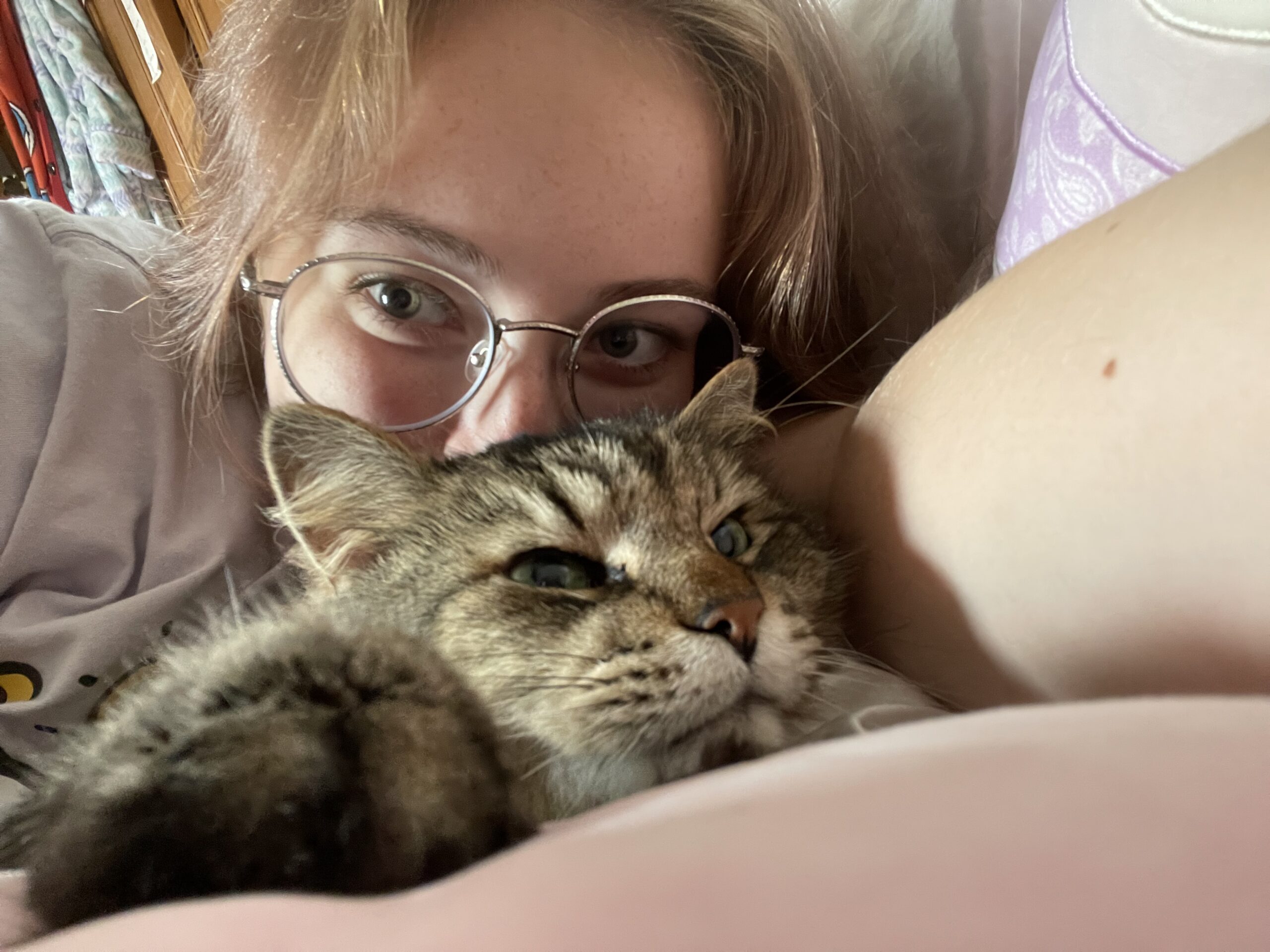Me and my cat Fig! (he's my favorite)